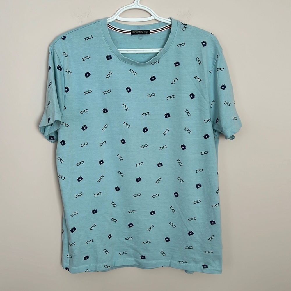 𝅺industry Printed T-shirt